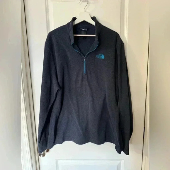 The North Face Other - North Face Men’s Dark Gray Fleece Base Layer 1/4 Zip Jacket - Size XL